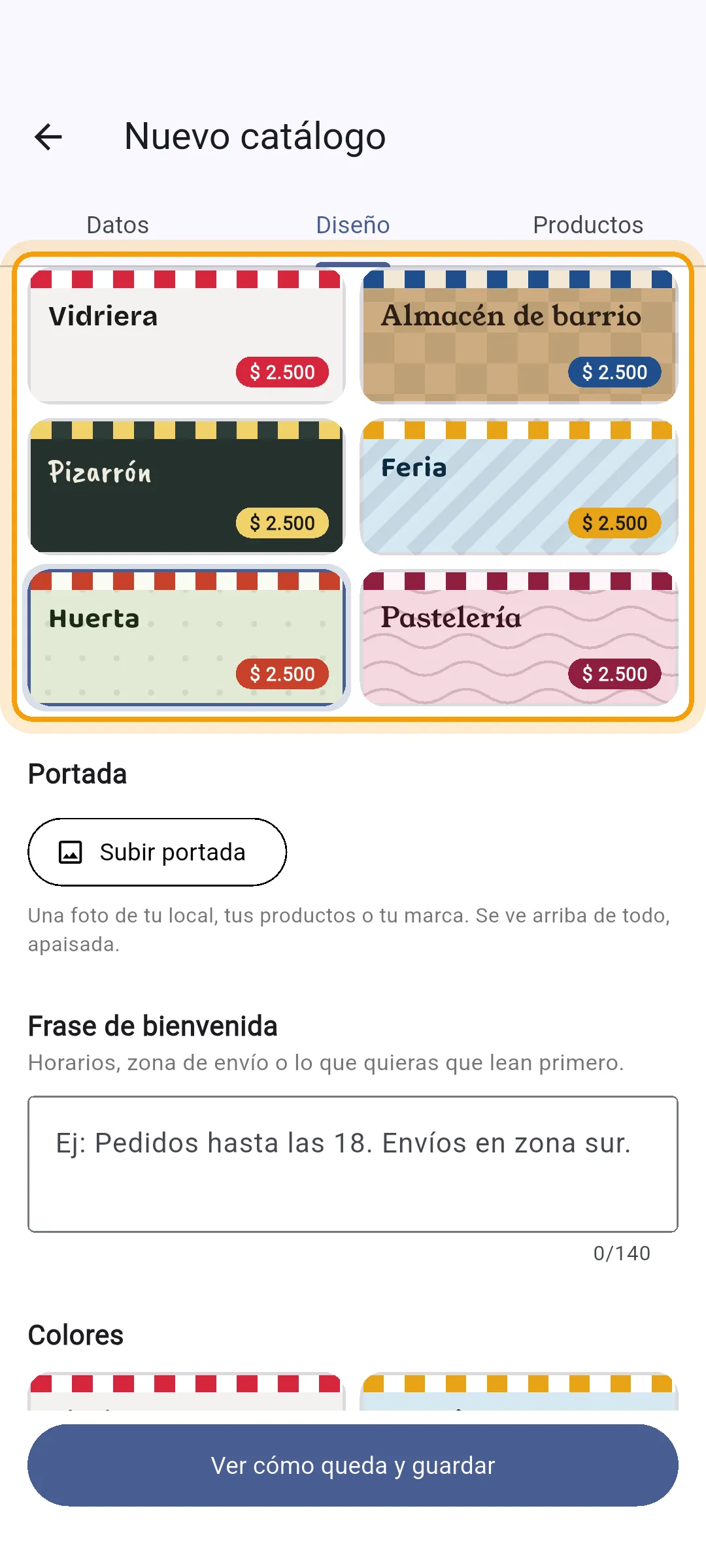 Estilos listos en la app